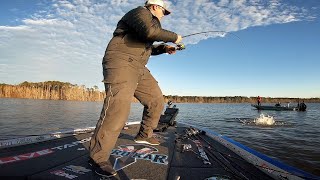 My BIGGEST Bass Ever in a Tournament! FLW Tour Sam Rayburn