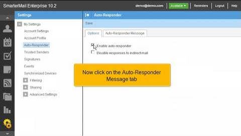 How to create an Auto-Responder in SmarterMail