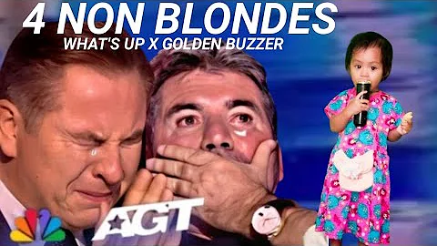 Golden Buzzer: Simon Cowell Crying To Hear The Song What's up Homeless On The Big World Stage - DayDayNews