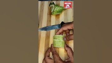 Cucumber Bird cutting// #viral #viralvideo #shortsvideo #youtubeshorts #salad #cucumberbirdcutting