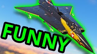 картинка: Этот J-35 — забавный самолет.