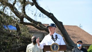 Ouragan Ida : En Louisiane, Joe Biden promet le soutien de la nation