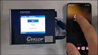 CM100 How to load logo on the printer