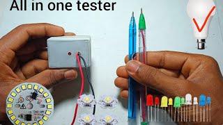 Repair LED light by replace chips  How To LED Strip Light Repair How to make Universal Led Tester