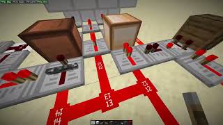 minecraft redstone computer 4 bit #redstone #minecraft #binary #popular