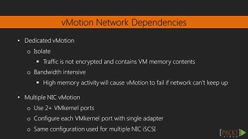 Learning vSphere 6 : Cold Migration and vMotion | packtpub.com