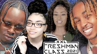 2021 XXL Freshman Freestyle Reaction DDG, Rubi Rose & Blxst