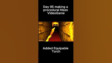 Day 95 making a procedural Maze Videogame. Play It on itch.io:KurjusGames/TheMaze#gamedevblog#shorts