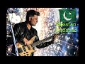 Pakistan national anthem on bass guitar
