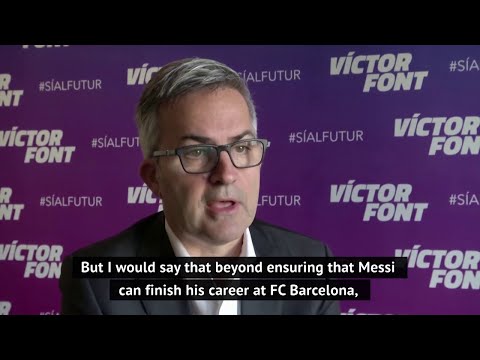 There is no replacement for Messi - Barca presidential candidate Victor Font