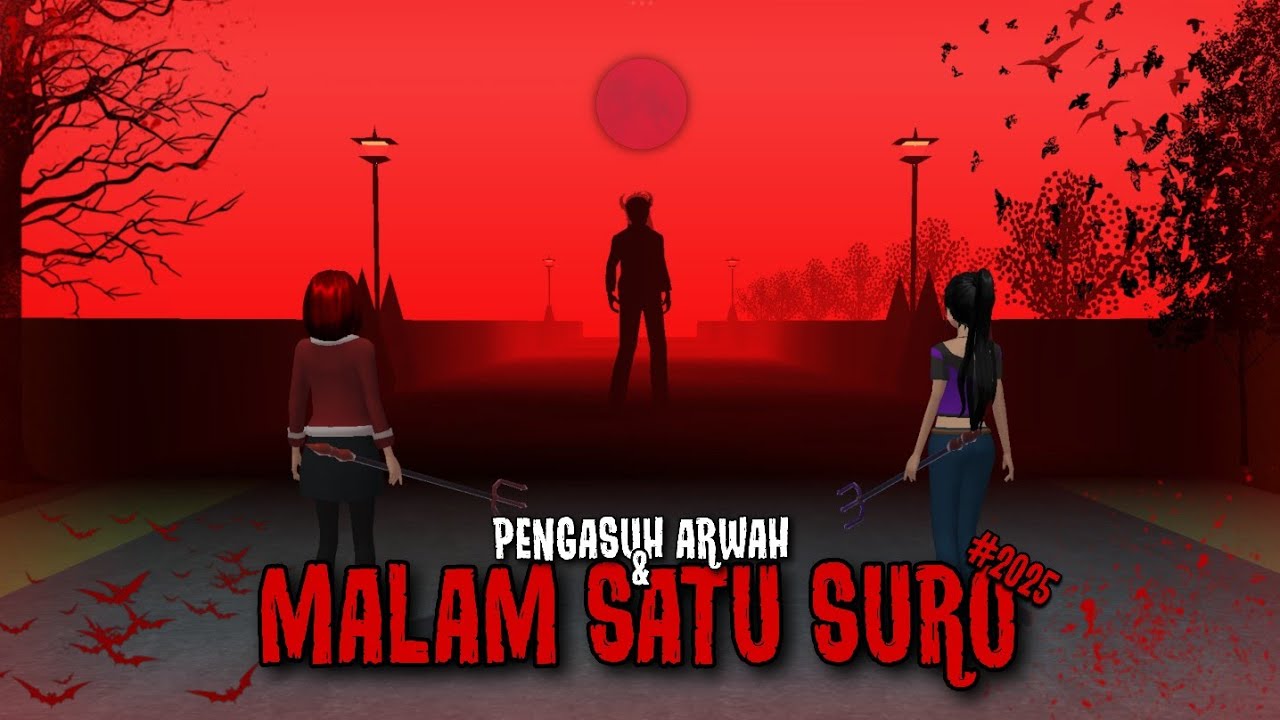 KISAH MALAM SATU SURO || HORROR MOVIE SAKURA SCHOOL SIMULATOR