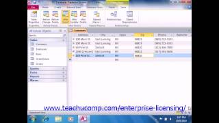 Microsoft Office Access Tutorial 2010 Switchboard Forms 18.5 Employee Group Training