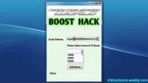 Need For Speed World Boost Hack Free