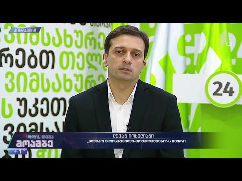 „დღის თემის“ შეკითხვებს ლევან იოსელიანმა უპასუხა