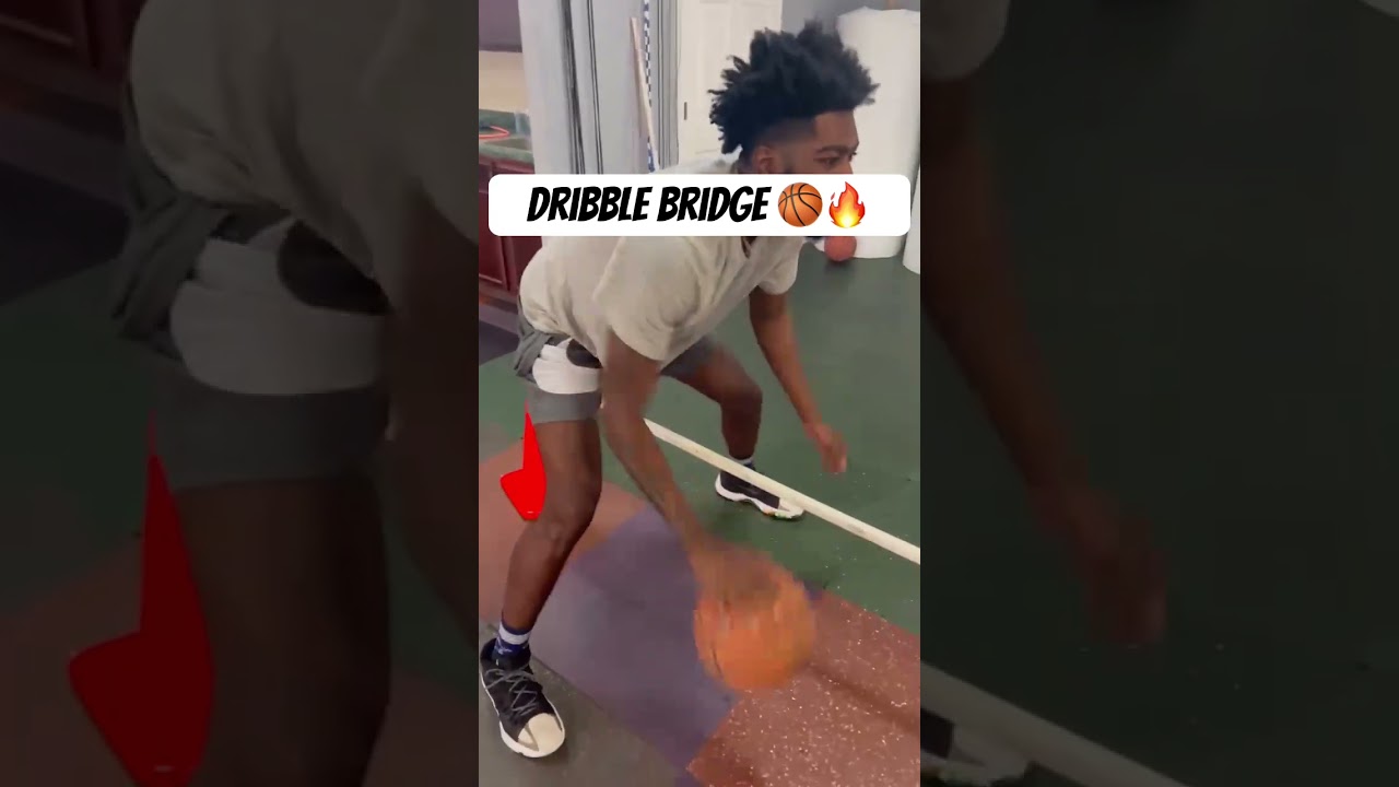 DRIBBLE BRIDGE FOR ELITE HANDLES‼️ 🎒🏀 