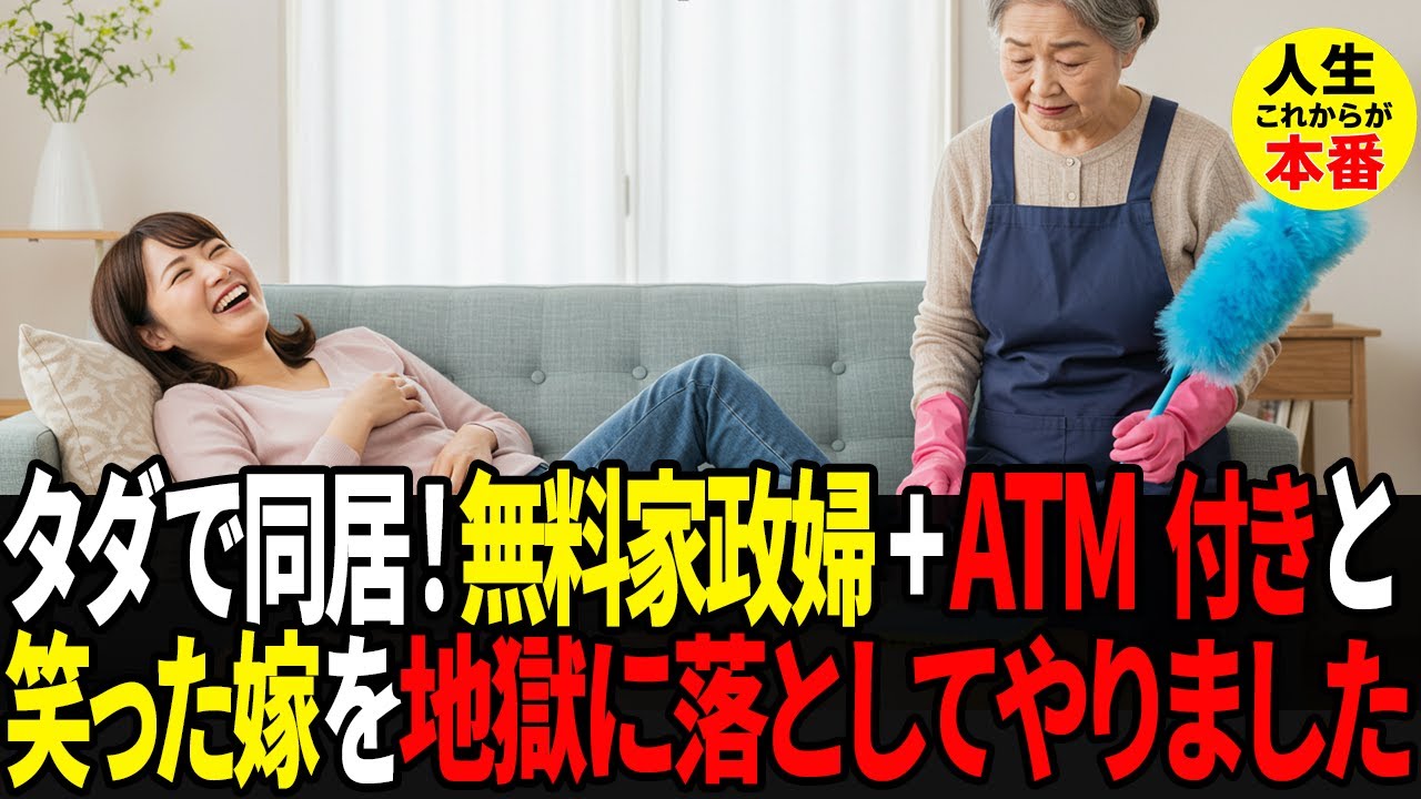 「無料家政婦」私のことを都合のよいATM扱いし、家を奪おうとする息子夫婦。企みに気づいたので、こっそり家を売却してやりました