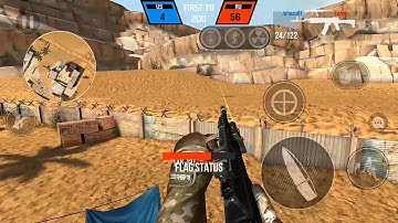 Bullet force gameplay! 1V1 with my friend on outpost!