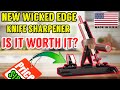 Most Affordable Wicked Edge Sharpener Made In USA Only 185 Wicked Edge 40 Carbon Review 
