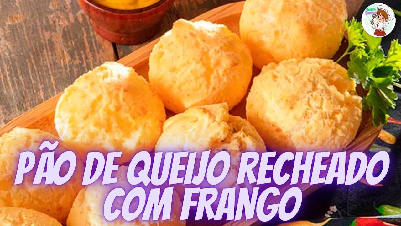 🛑 Pão de Queijo Recheado com Frango 🛑
