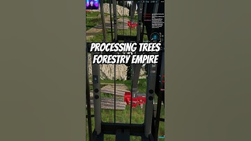 Processing Trees - Forestry Empire - FDR Logging Mods - Axe Mountain #trees #logging #skills #shorts