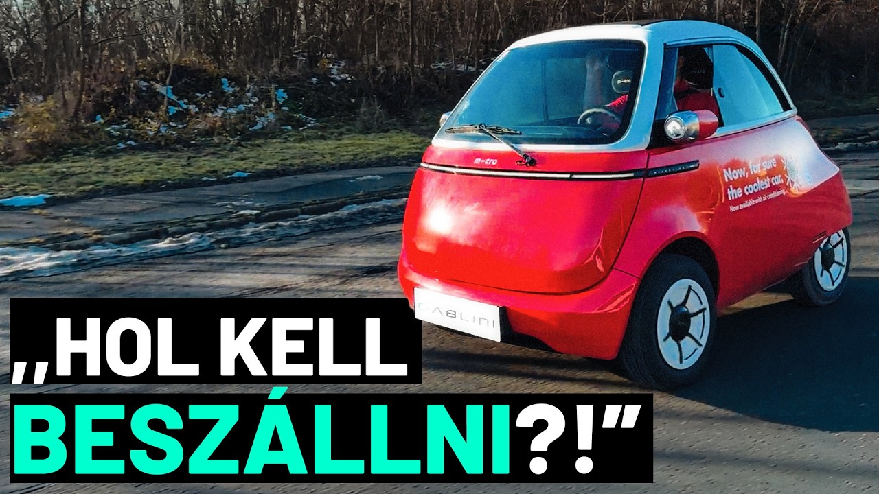 Bocsi, olaszra vagyok állítva! - Microlino teszt a Gablininél!