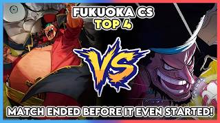 Match Ended Before It Even Started (Fukuoka CS Top 4)