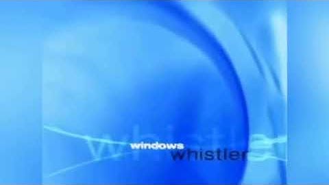 Windows Whistler Animation