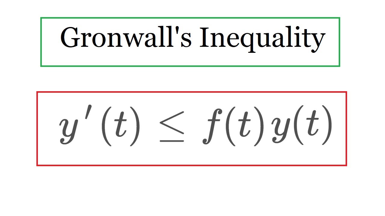 Gronwall inequality