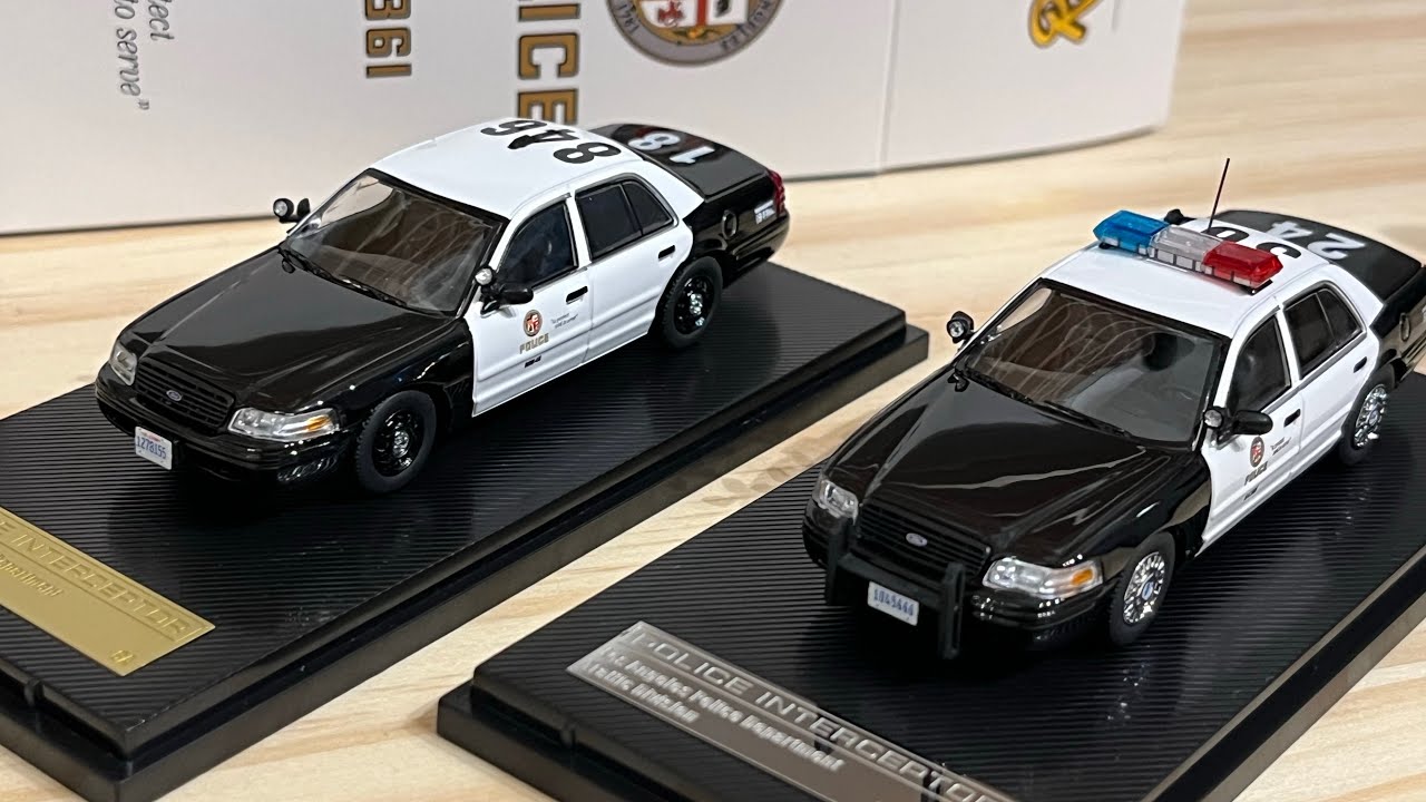 Rollin LAPD Crown Victoria Chase 1/64 Scale - YouTube