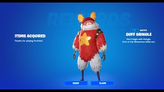 How to get the Free Guff Gringle  Skin (PC Exclusive) + Day 1 Winterfest Present Opening!