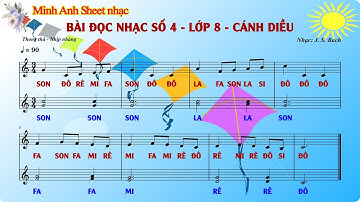 Bài Đọc Nhạc Số 4 Lớp 8 - Cánh Diều