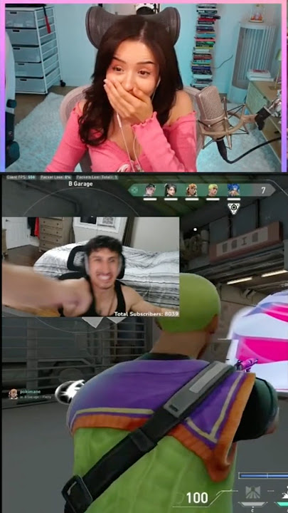 Ranked Valorant Pokimane plays with mooda #shorts #valorant #mooda #pokimane