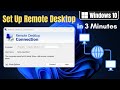How to Setup remote desktop connection windows 10 ( 2025 ) - Step by Step