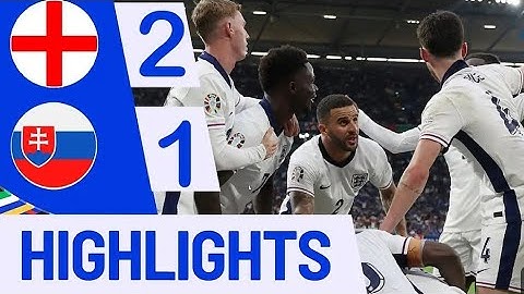 ملخص مباراة انجلترا سلوفاكيا 2-1 كأس أمم أروبا |  England vs Slovakia 2-1 All Goals Highlights