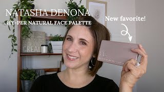 NEW Natasha Denona Hy-per Natural Face Palette, over 40 skin!