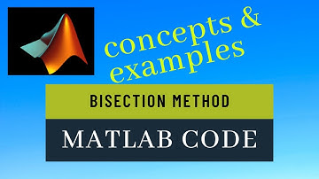 Bisection Method Matlab | bisection method Matlab Program | bisection method