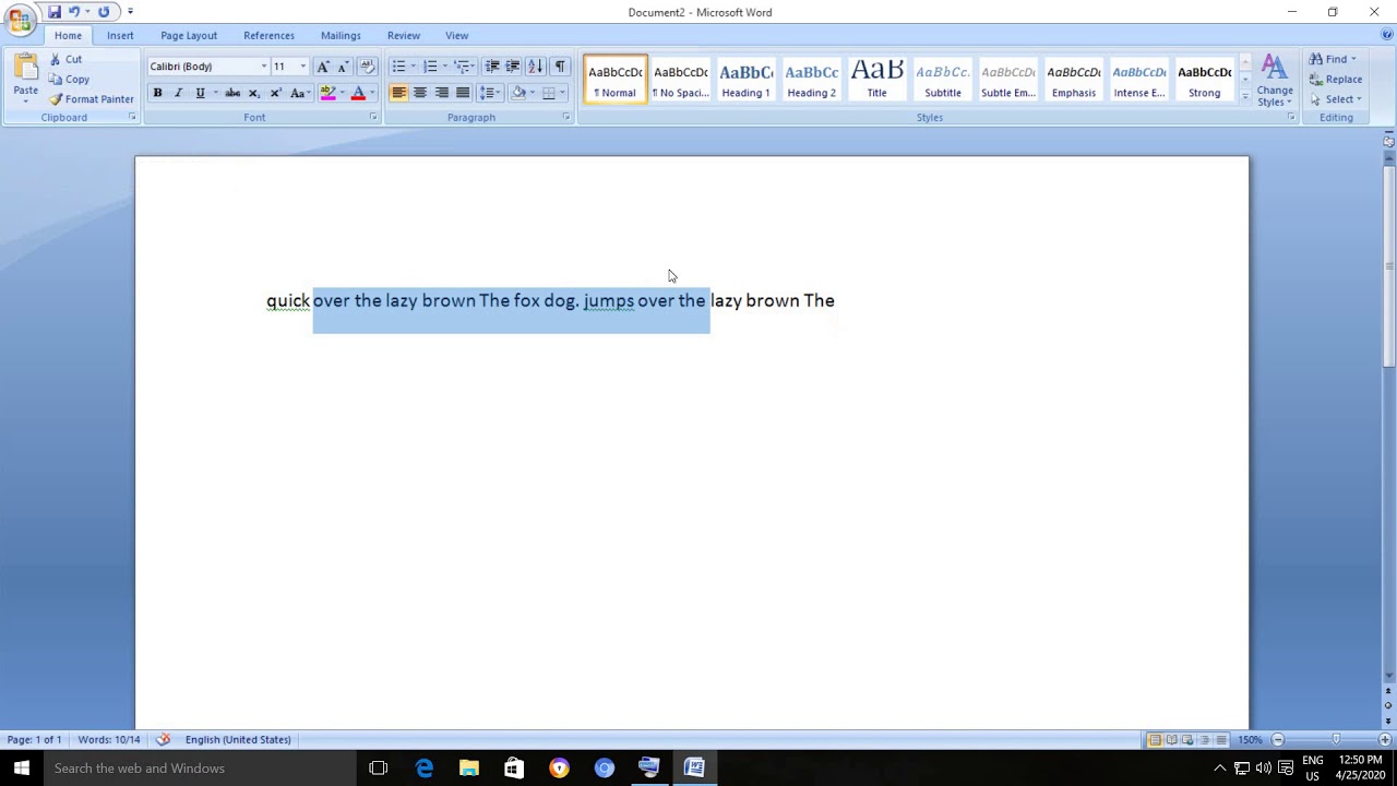 How to use Cut Copy & Paste in Microsoft Word - YouTube