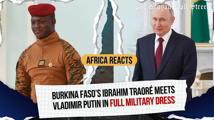 Burkina Faso’s Traoré stands out, Greets Putin in Full Military Dress at 2025 Victory Day Parade