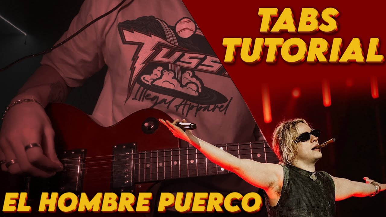El Hombre Puerco | AIRBAG | Guitarra | Tutorial | Tablatura | Cover