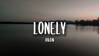 Video thumbnail of "Akon - Lonely (Lyrics)"