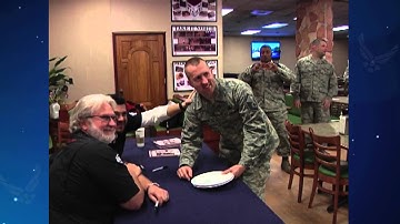 Air Force Report: Man vs. Food Visit Kunsan Air Base
