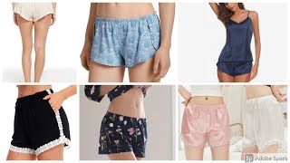 Latest Top 50 Sleeping Women Shorts | Teenager Shorts | Brand New Latest Sleeping Shorts for Ladies screenshot 1
