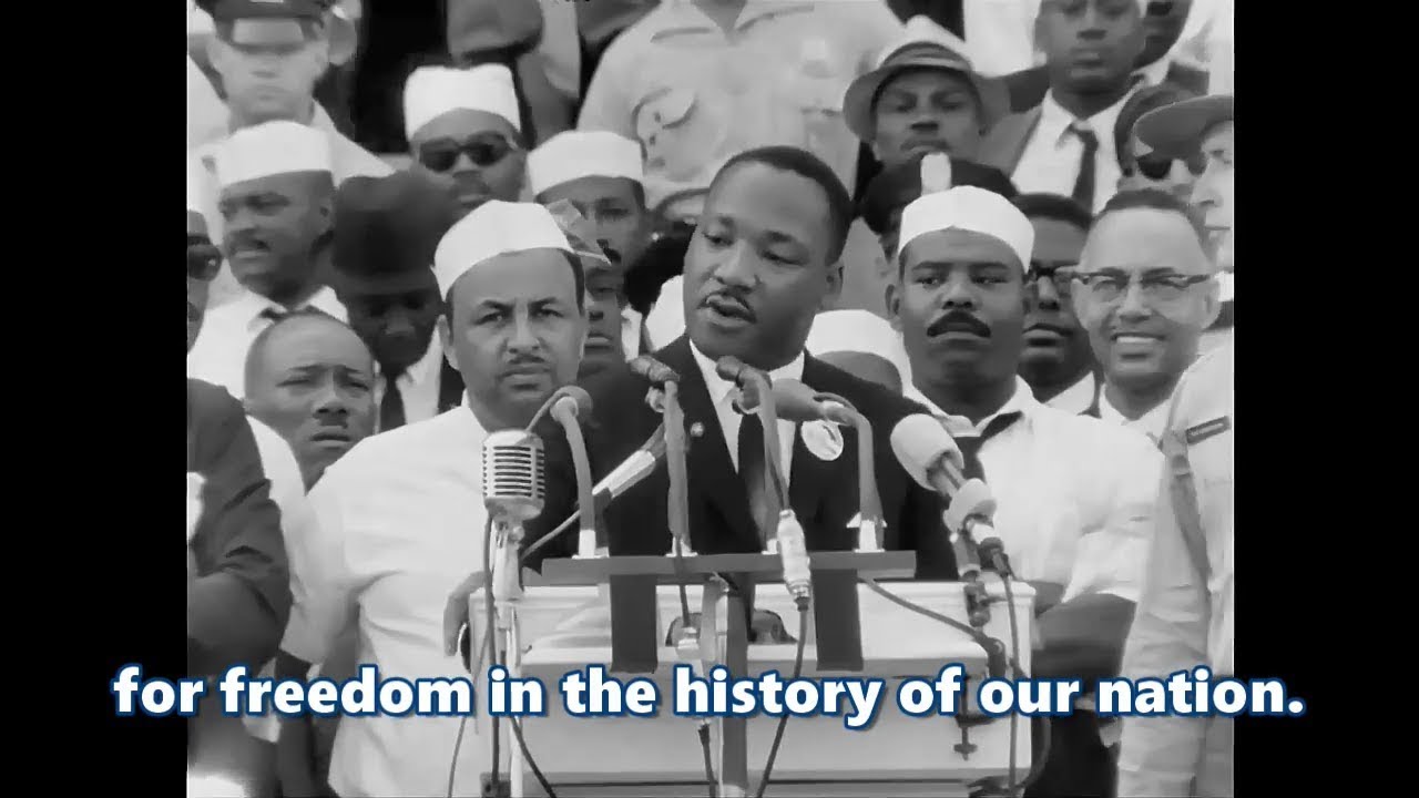 Jai un rve discours de Martin Luther King Jr HD sous titr Remasteris