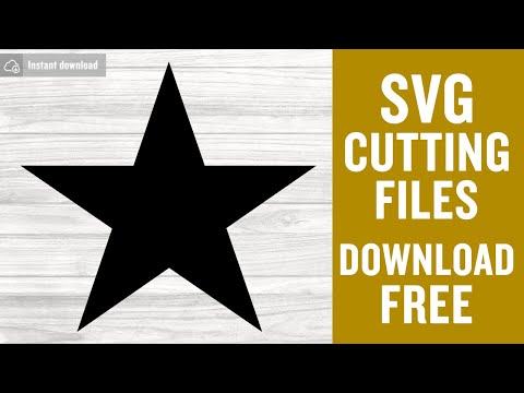 Download Star Svg Free Silhouette Cameo Star Silhouette Instant Download Free Download Free Vector Files Cut Files For Crafters Png Dxf Eps 0201 Freesvgplanet SVG Cut Files