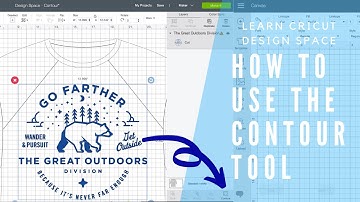 How To Use The Contour Tool - Cricut Design Space Tutorials For Beginners
