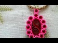 How to make Quilling Pendent || Quilling Pendent Designs||