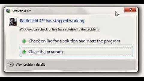 [Fix] Battlefield 4 has stopped working