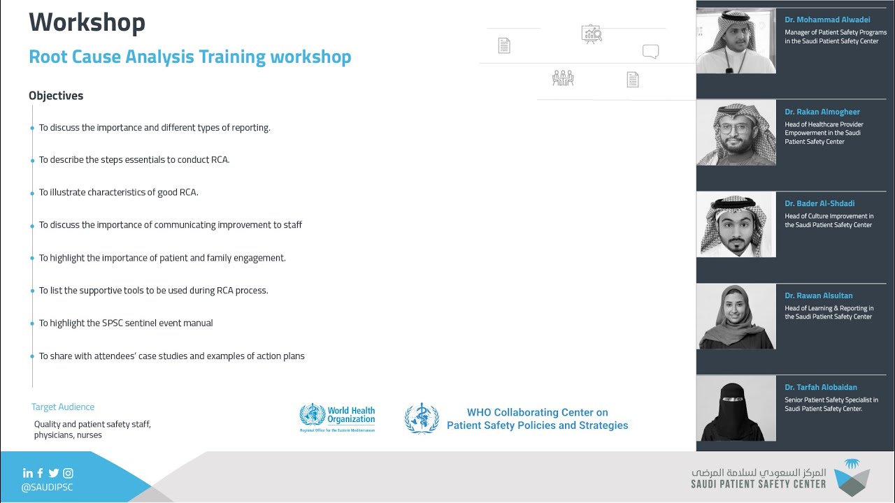 Root Cause Analysis Training Workshop