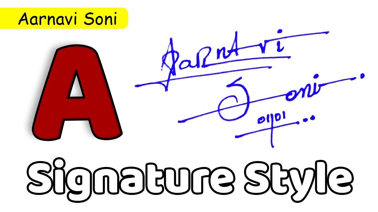 Aarnavi Soni Name Signature Style | A Signature Style | Signature Style ...