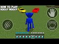 HOW TO PLAY HUGGY WUGGY in MINECRAFT ! Poppy playtime Huggy Wuggy Minecraft GAMEPLAY Movie traps